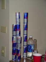 phase 1: gather redbull cans...